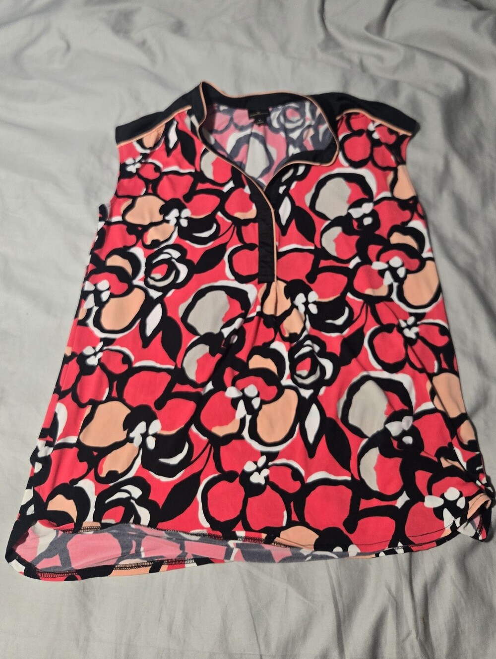 Worthington Pink Floral Sleeveless Camisole